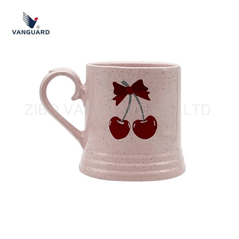 Cherry Ceramic Mugs With Spot