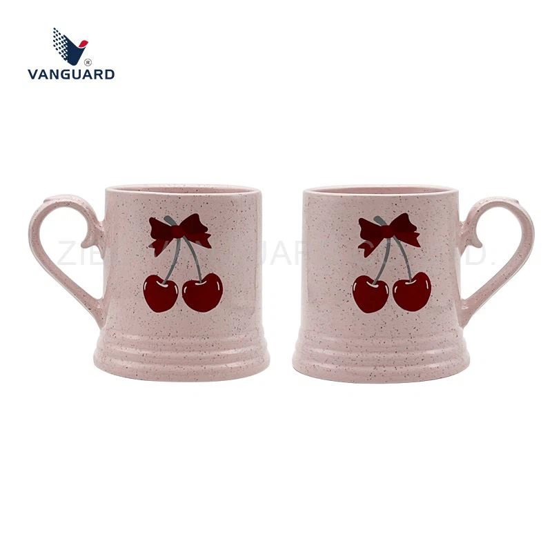 Cherry Ceramic Mugs With Spot