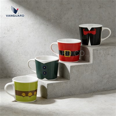 セラミック製クリスマスコーヒーマグ